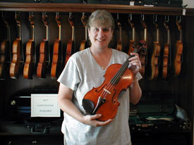 This cello made by Tadeusz - Claire Givens Violins, Inc.