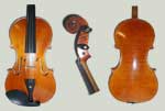 Violin completed in July by Marc Gregoire, Vermont violin maker at Gregoire's Violin Shop