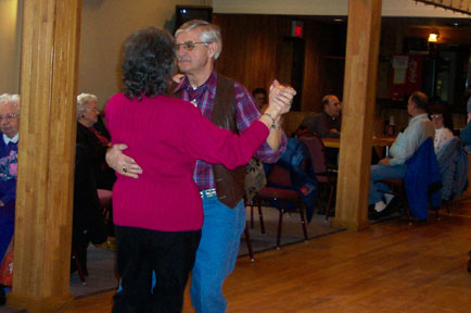 Dancing to Vermont  fiddle music  by  Vermont fiddler Scott Campbell.