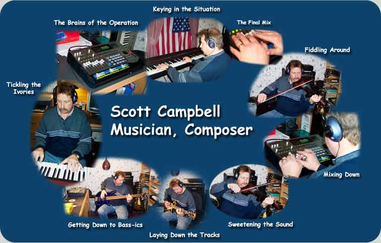 Scott Campbell Vermont Fiddler  musician and composer with Vermont fiddle music  for all occasions or custom compositions